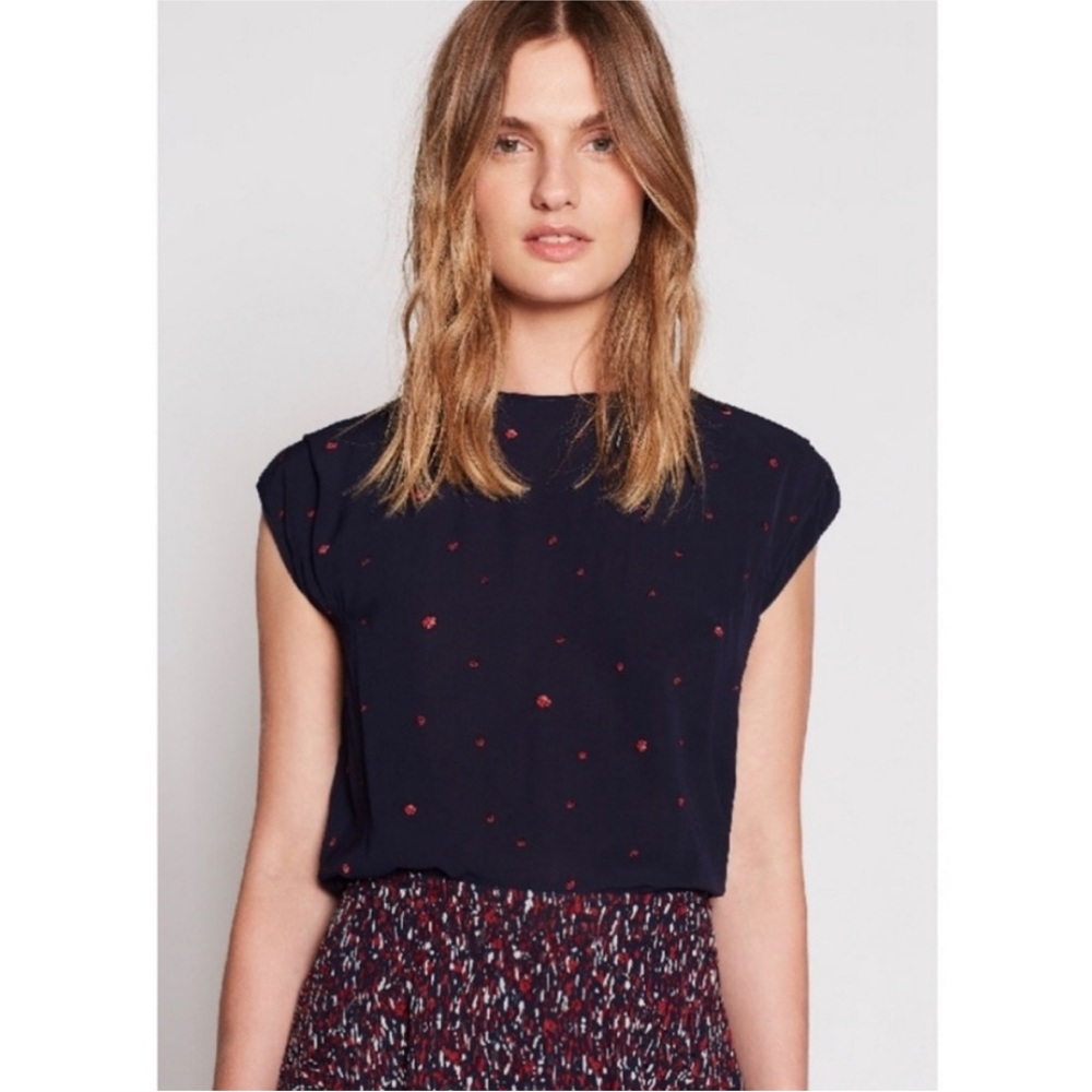 NWT Joie Ladybug Kelda Blouse